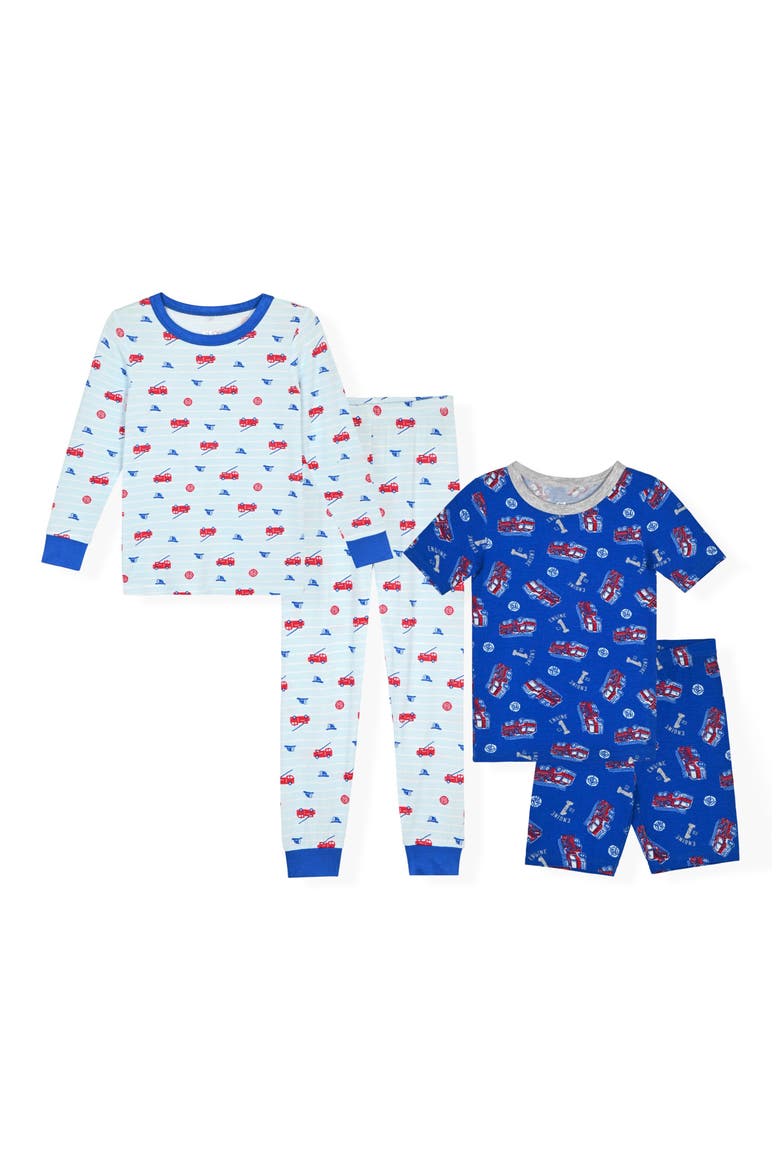 Kids' Assorted 2-Pack Print Fitted Two-Piece Pajamas, Main, color, GRAY