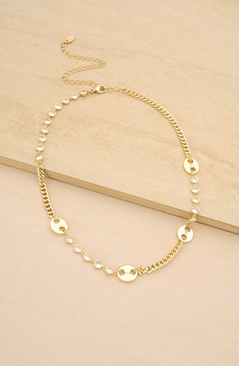 Ettika Chain Necklace, Alternate, color, Gold