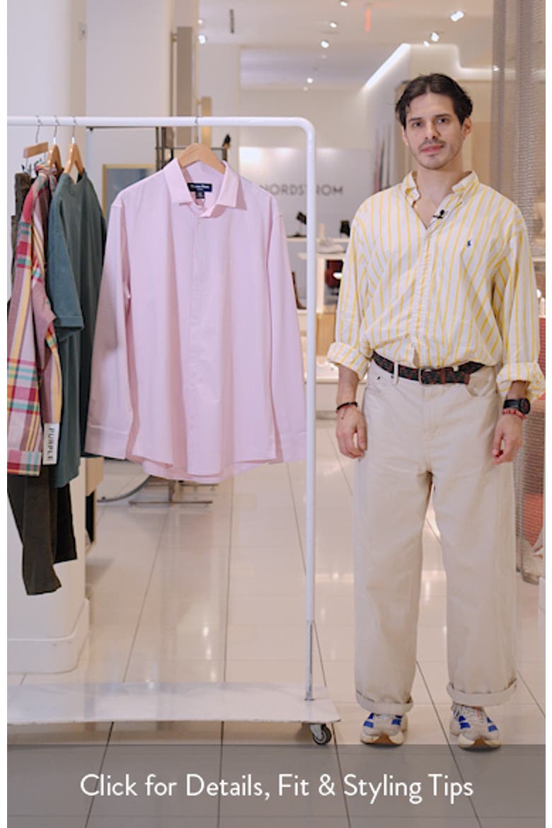 Leeward Trim Fit Check Performance Button-Up Shirt video
