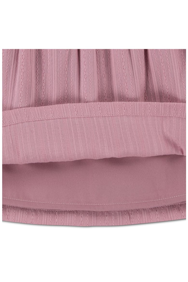 Kids' Boho Cotton Swing Top, Alternate, color, LILAS