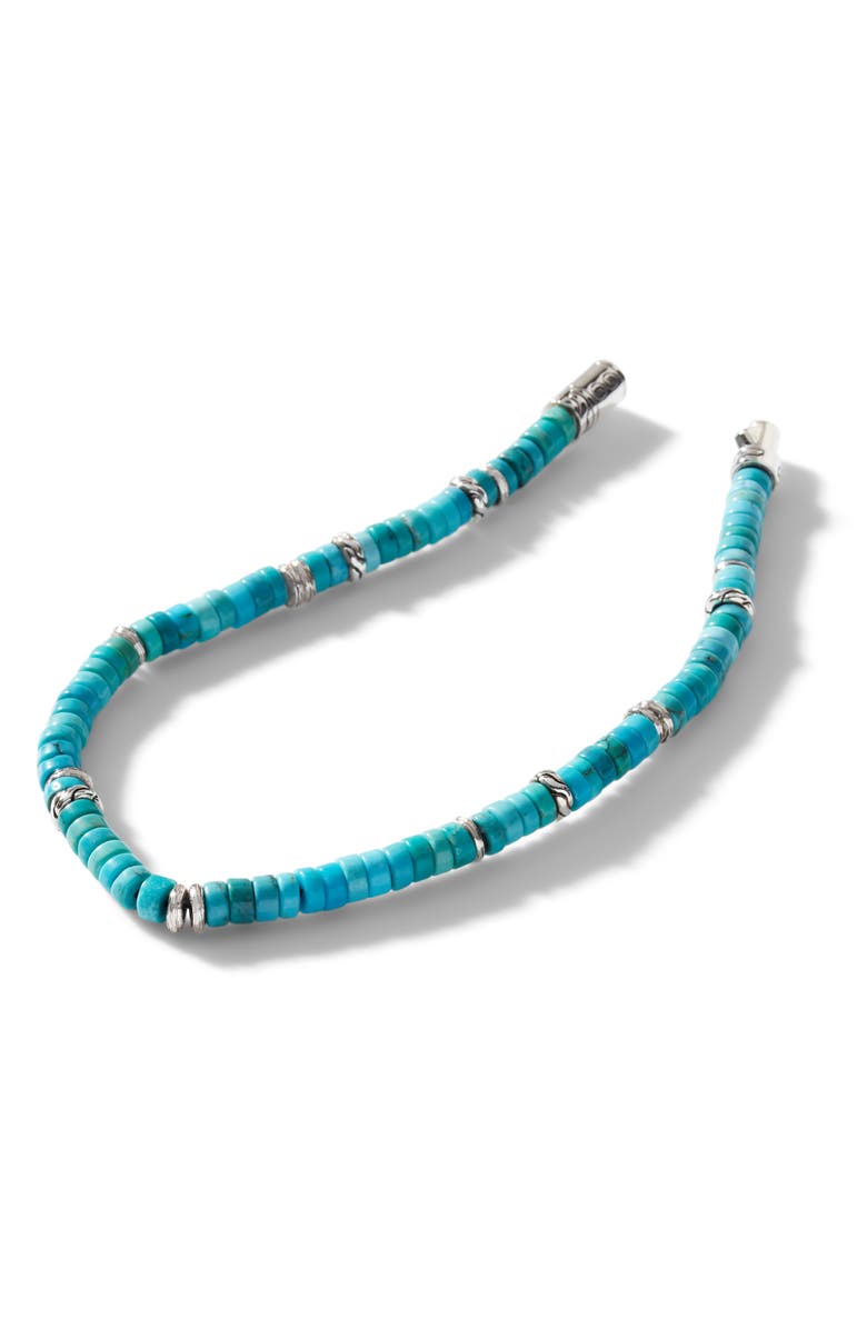 John Hardy Heishi Bracelet, Alternate, color, Turquoise