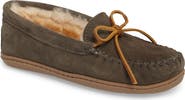Minnetonka Genuine Shearling Hard Sole Indoor/Outdoor Slipper