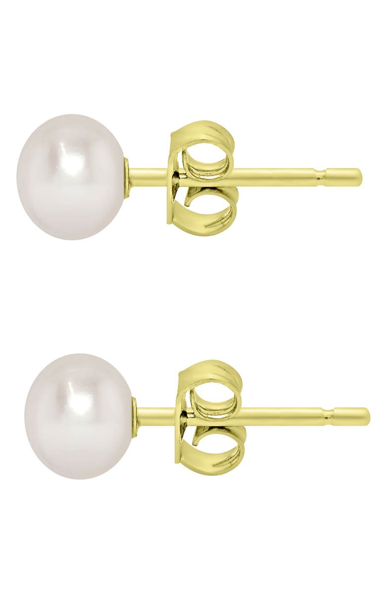 Lily Nily Kids' Freshwater Pearl Necklace, Stud Earrings & Bracelet Set, Alternate, color, 