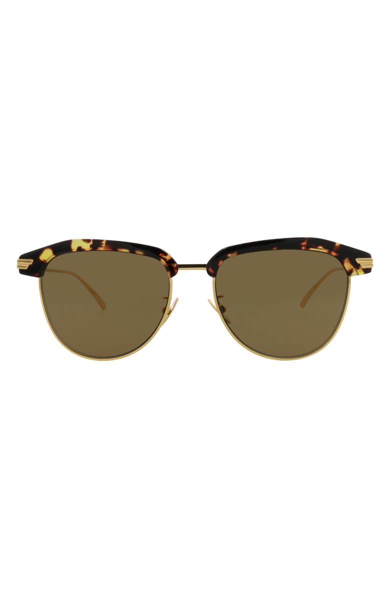 Bottega Veneta 54mm Round Sunglasses, Main, color,