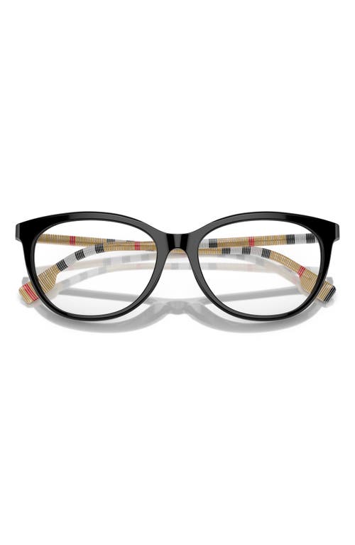 Burberry 52mm Phantos Optical Glasses In Black