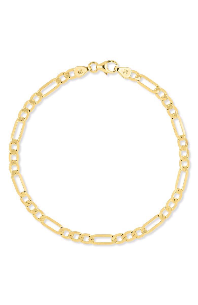 Bony Levy 14K Gold Figaro Chain Bracelet, Main, color, 14K Yellow Gold