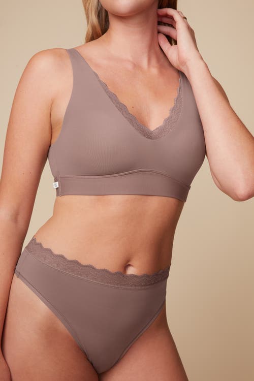 Harper Wilde Bliss Lace Bralette In Mauve