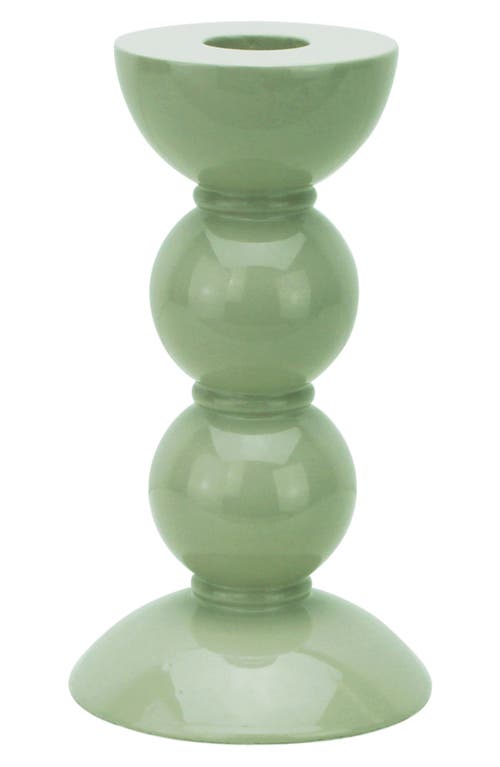Addison Ross London Bobbin Candlestick In Sage