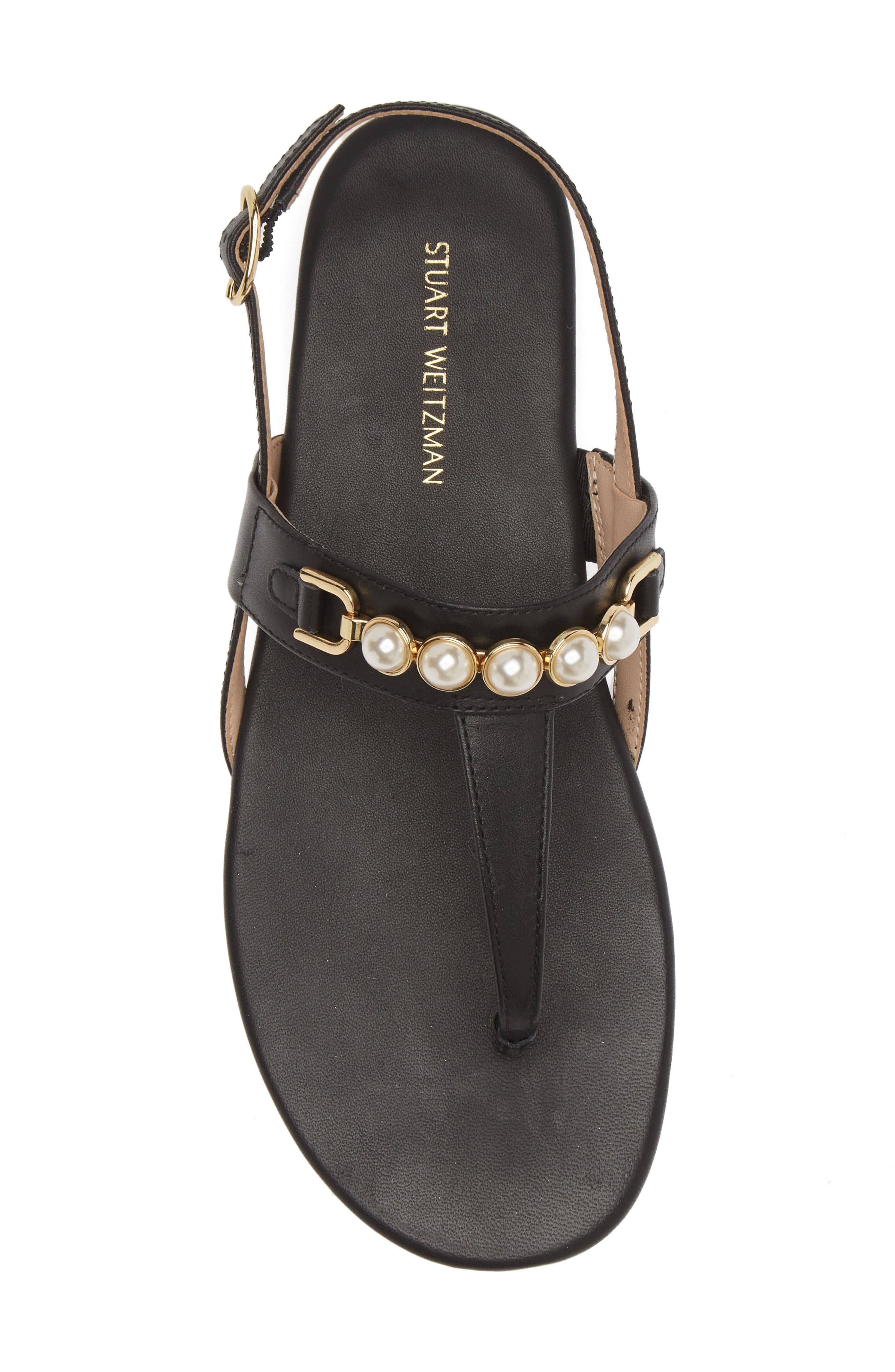 Stuart Weitzman Pearla T-Strap Slingback Sandal, Alternate, color, 