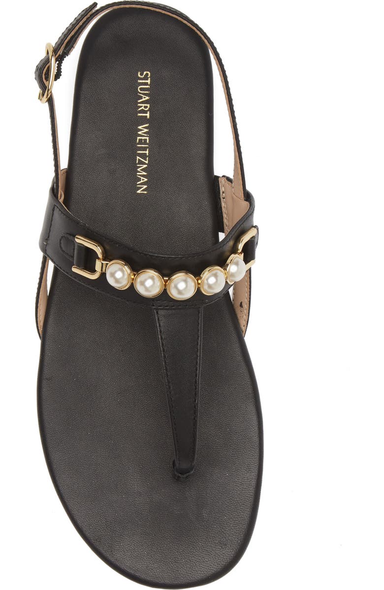 Stuart Weitzman Pearla T-Strap Slingback Sandal, Alternate, color,