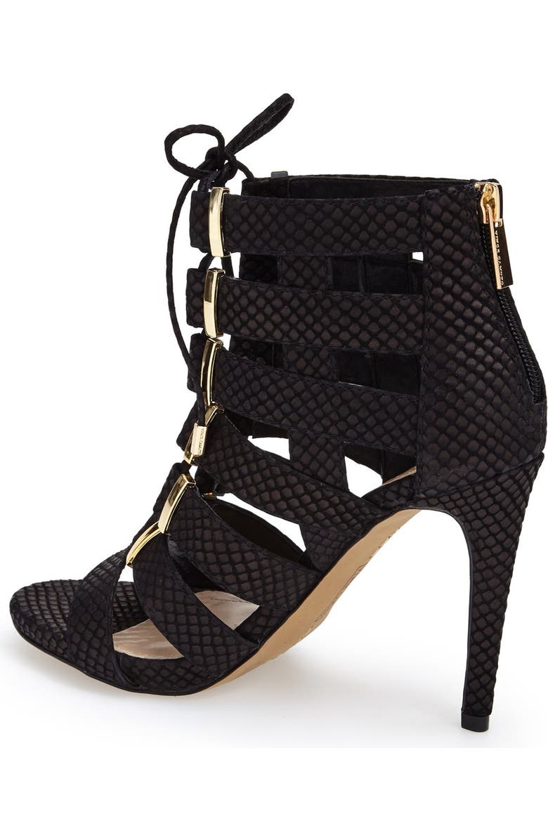 Vince Camuto 'Freshi' Snake Embossed Ghillie Sandal, Alternate, color,