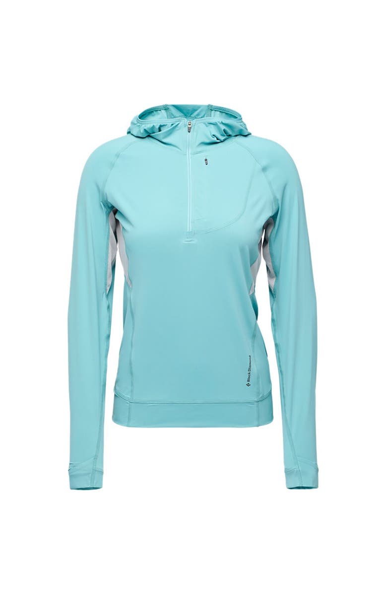 Black Diamond Alpenglow Pro Hooded Top - Women's, Main, color, Glacier