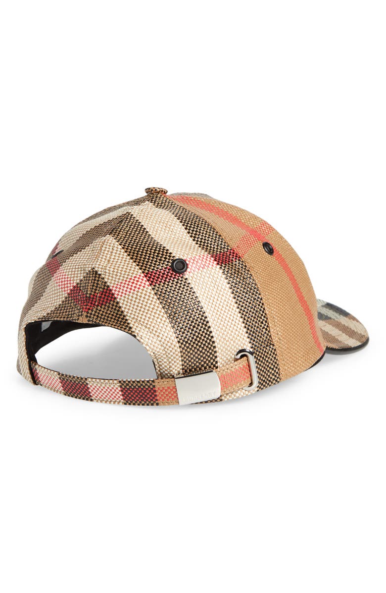 Burberry Giant Check Baseball Cap, Alternate, color, 