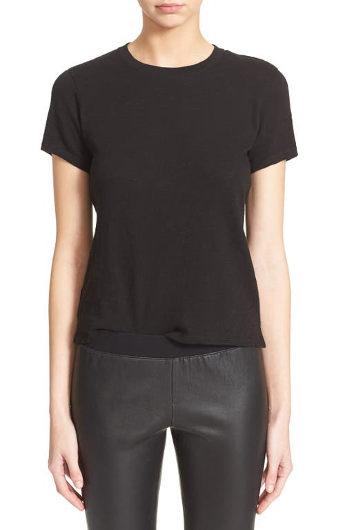 ATM Anthony Thomas Melillo Schoolboy Cotton Crewneck T-Shirt in Black  product