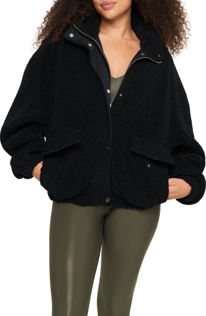 Spiritual Gangster Marcel Faux Shearling Jacket, Main, color,