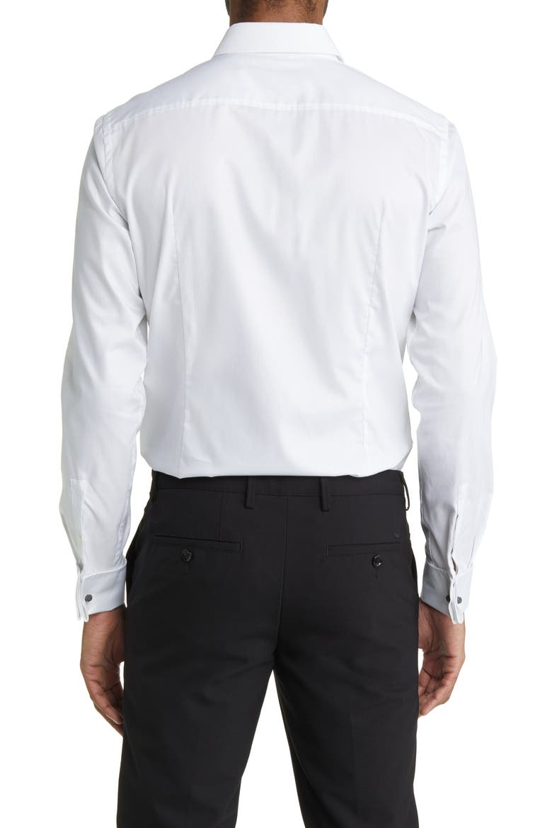 Hank Slim Fit Easy Iron Tuxedo Shirt, Alternate, color, WHITE