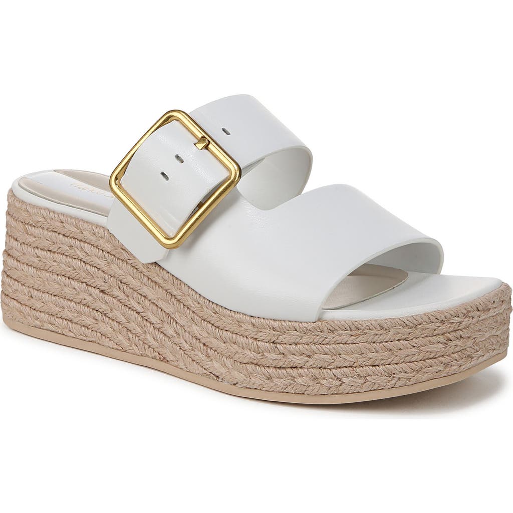 Shop Franco Sarto Taziana Platform Sandal In White