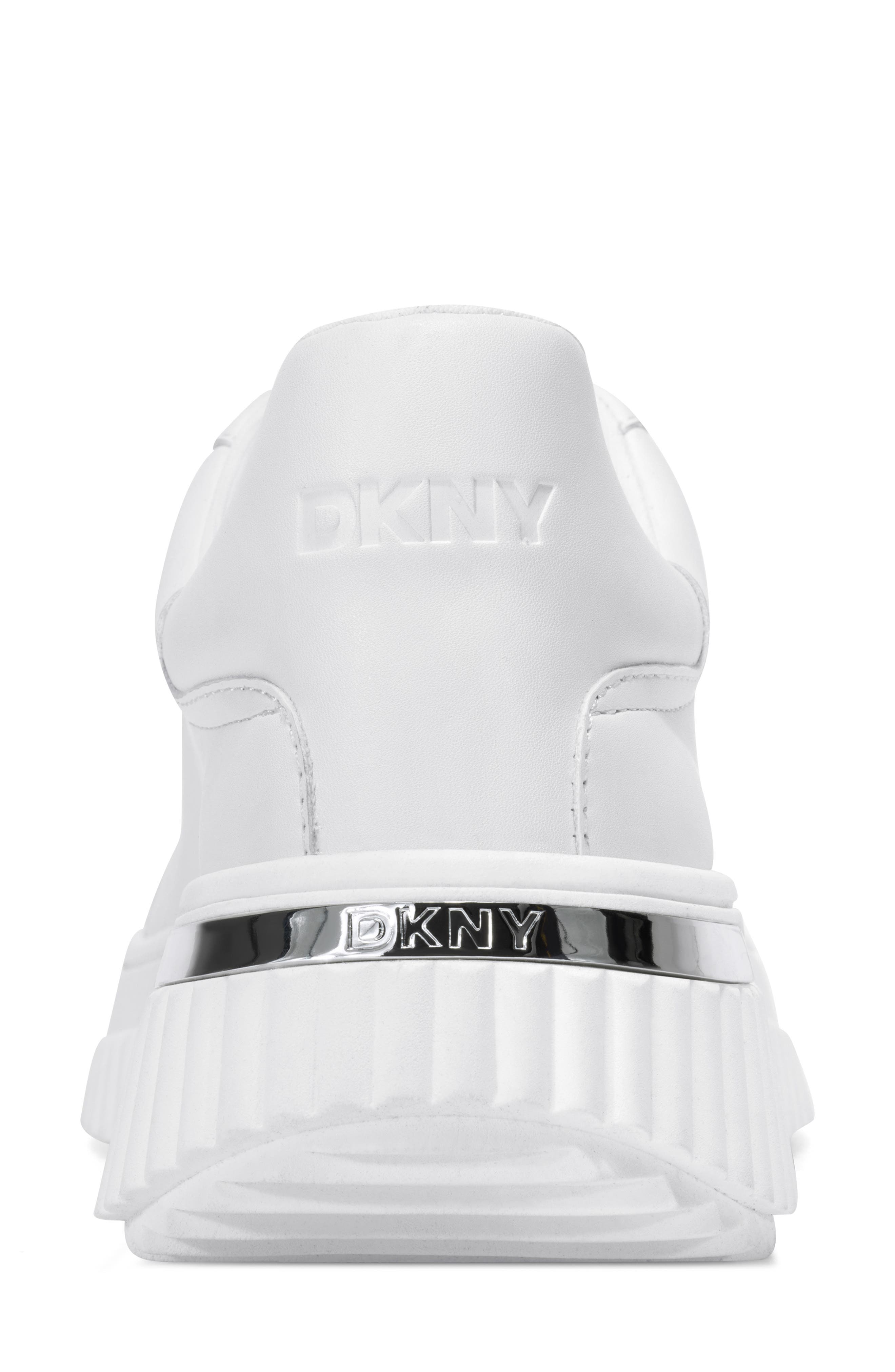 DKNY Lobeco Platform Sneaker, Alternate, color, White