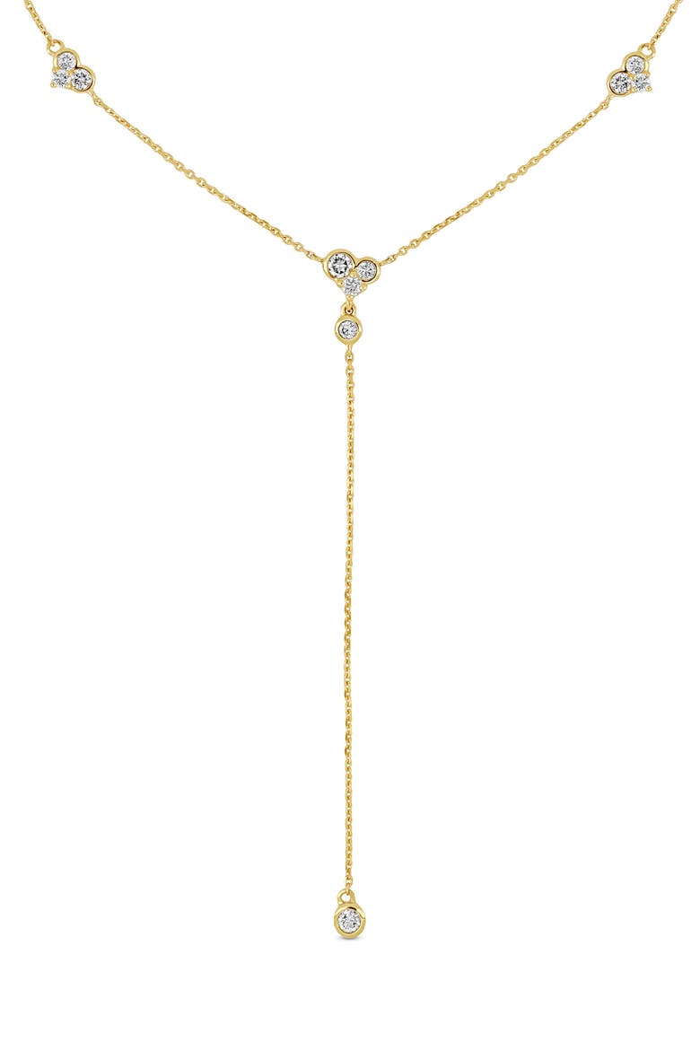18K Gold Monaco Diamond Y-Necklace, Alternate, color, 18K YELLOW GOLD