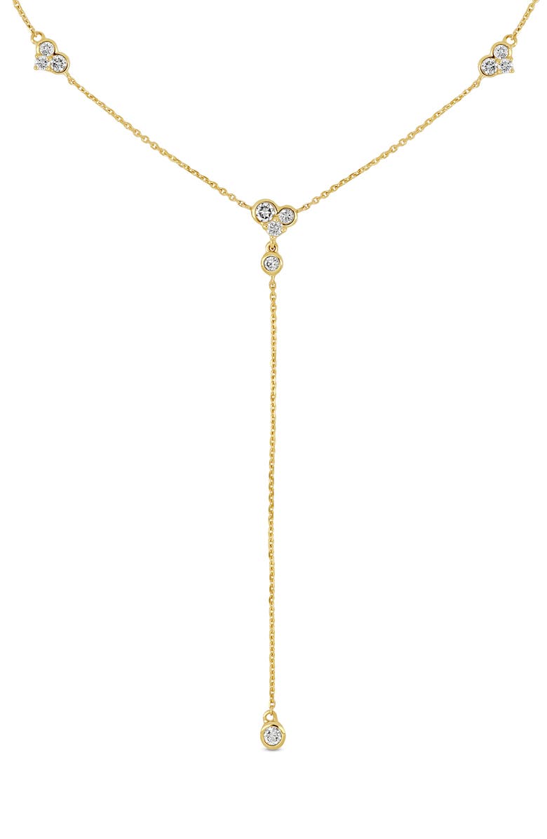 Bony Levy 18K Gold Monaco Diamond Y-Necklace, Alternate, color,