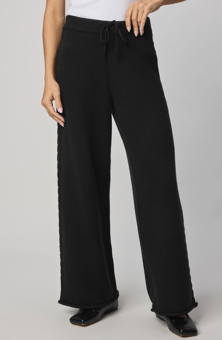 Splendid Jetset Sweater Pants, Main, color, Black
