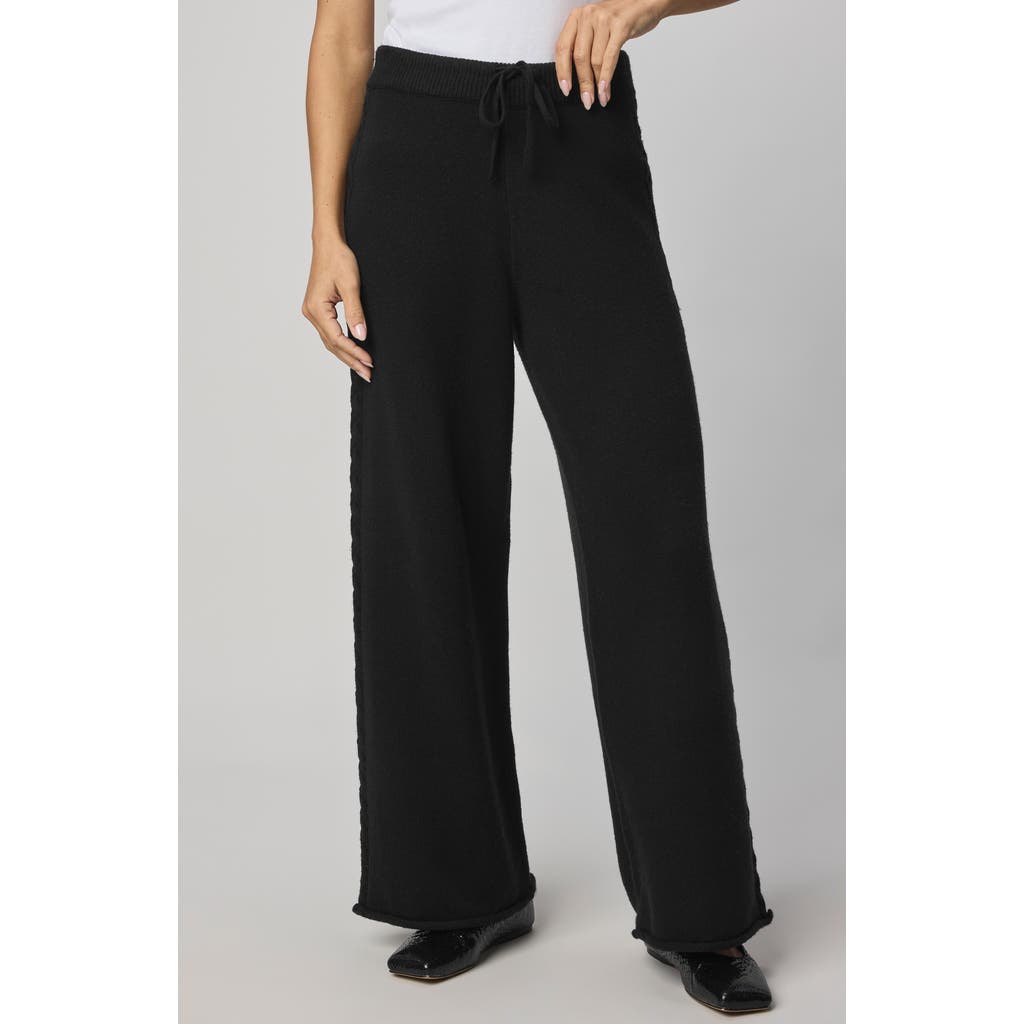 Splendid Jetset Sweater Pants In Black