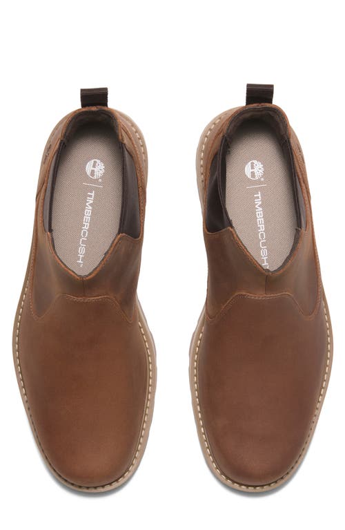 Timberland Britton Road Mid Chelsea Boot In Rust Full Grain