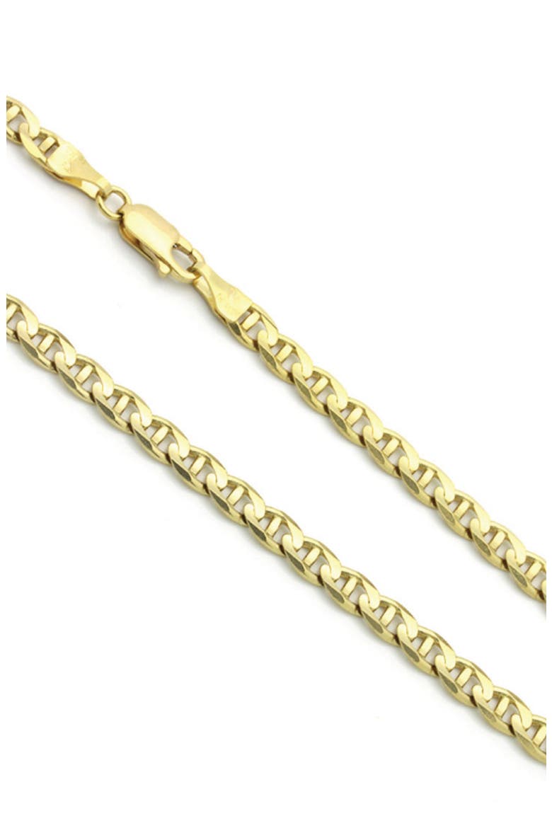 Flat Mariner Chain Necklace, Alternate, color, GOLD