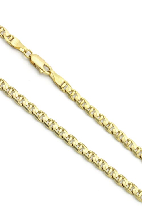 Best Silver Flat Mariner Chain Necklace In Gold