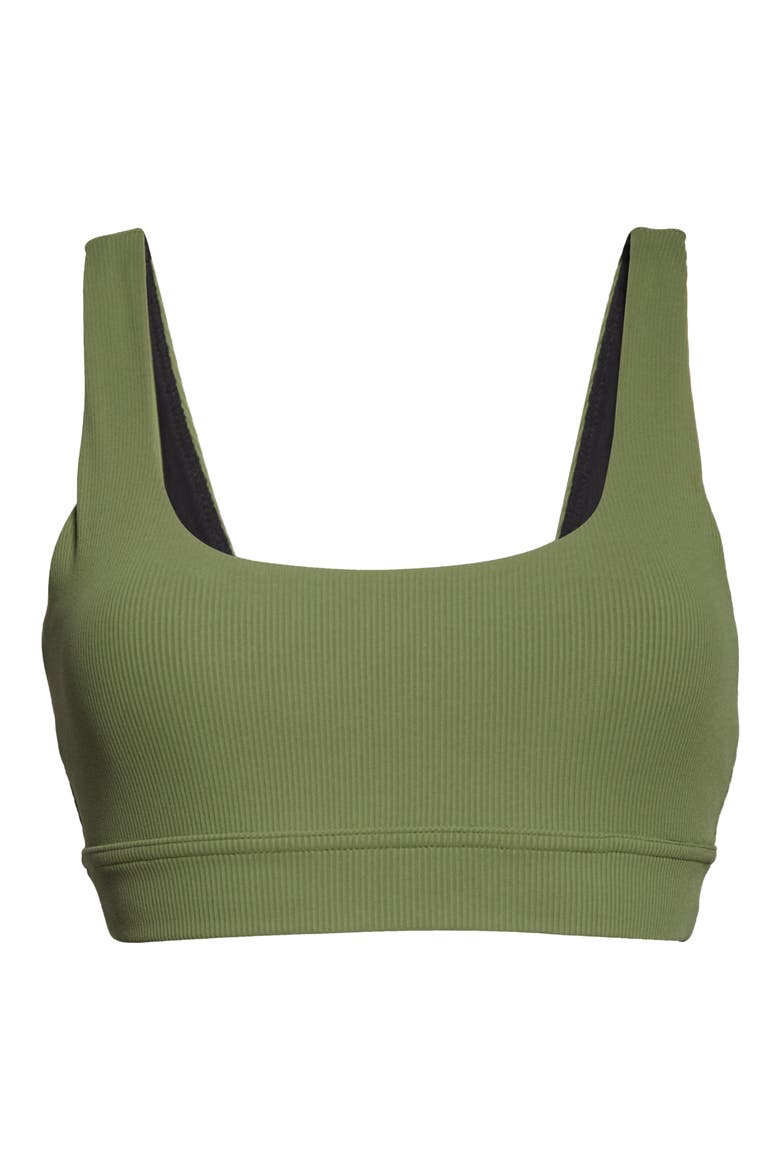 Live In Rib Sports Bra, Alternate, color, OLIVE BRANCH
