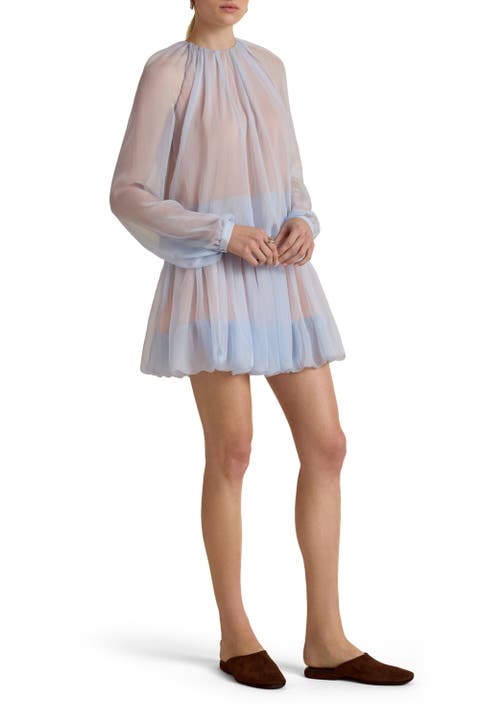 Layered Mini Cocoon Skirt