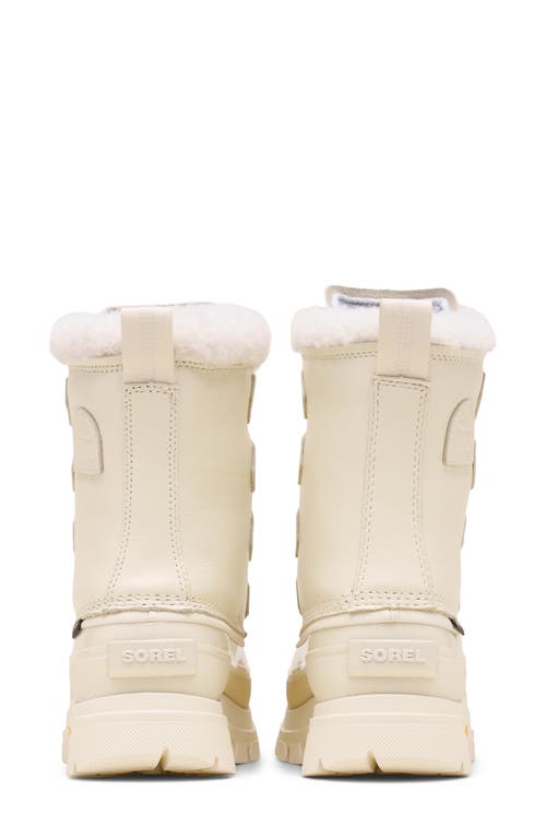 Sorel Caribou Horizon Gtx Genuine Shearling Boot In Gold