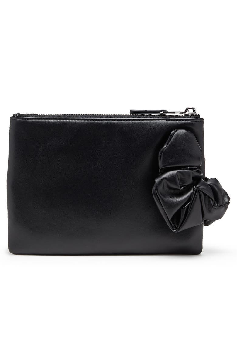 DIESEL<sup>®</sup> GRAB-D 2.0 Faux Leather Zip Pouch, Alternate, color, Black