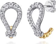 Gabriel & Co. Bujuka 14k Gold Hoop Earrings