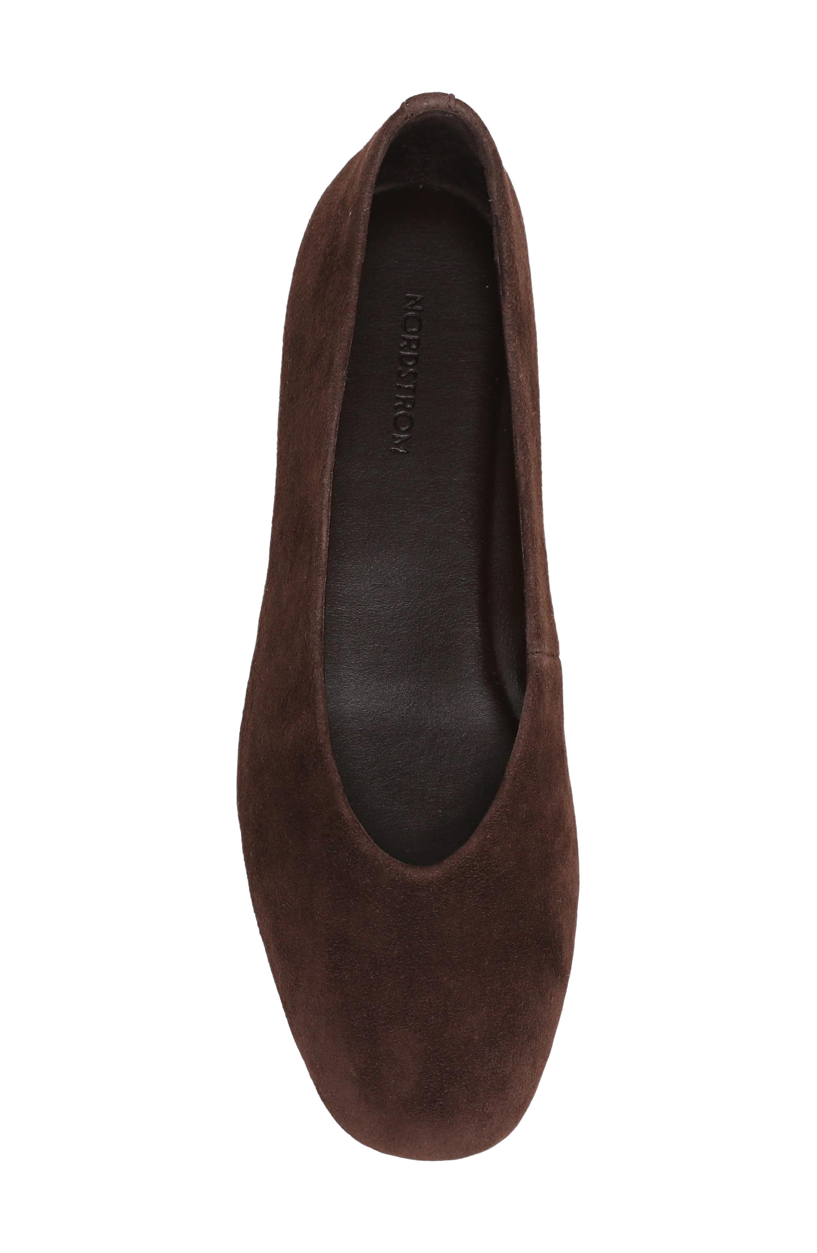 Maddox Ballet Flat, Alternate, color, BROWN CHICORY