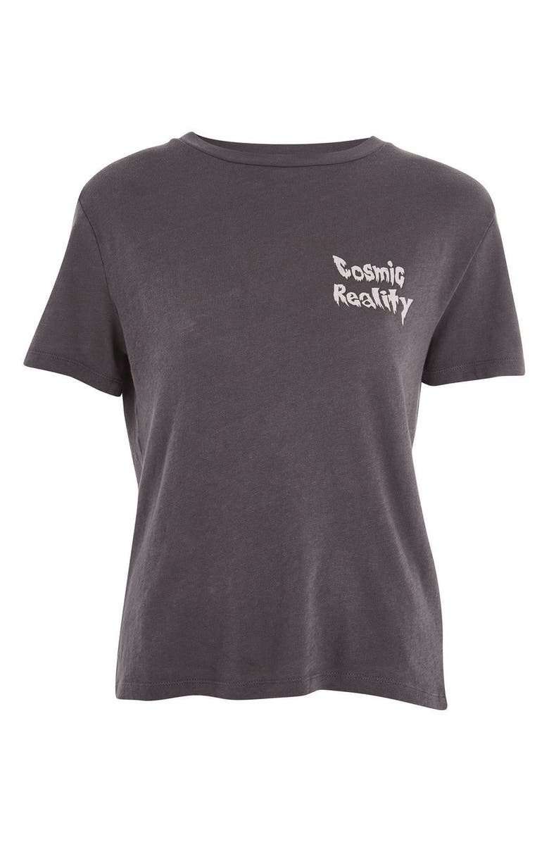 Topshop Cosmic Reality Graphic Tee, Alternate, color, 