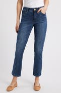 Wit & Wisdom Logan High Waist Ankle Slim Straight Leg Jeans