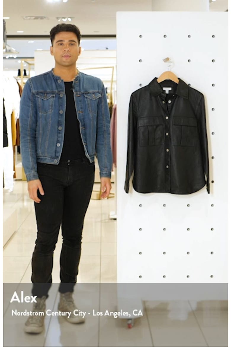 Leather Shirt Jacket video