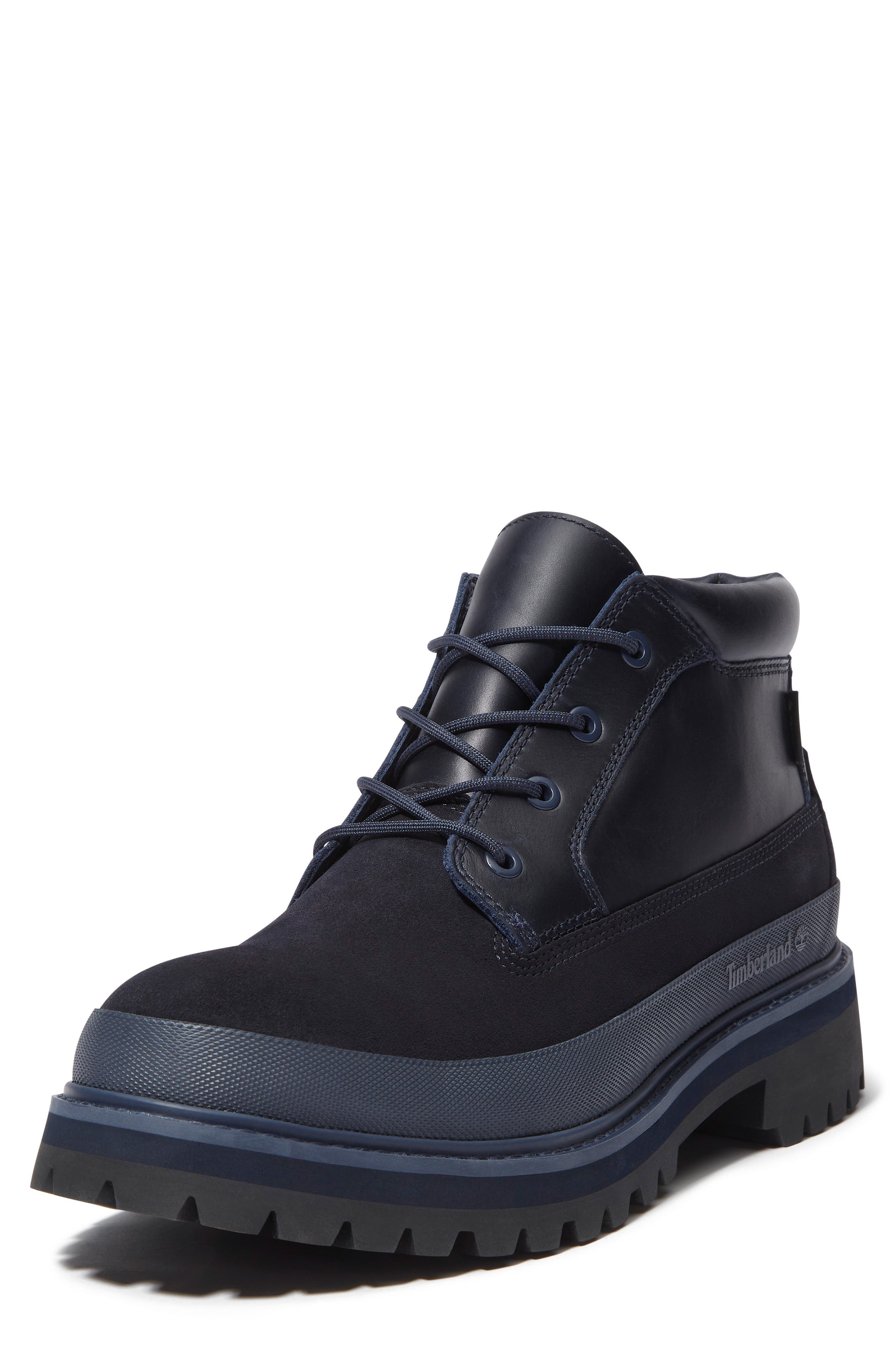 Timberland Premium GORE-TEX Chukka Boot, Main, color, Dark Blue Suede