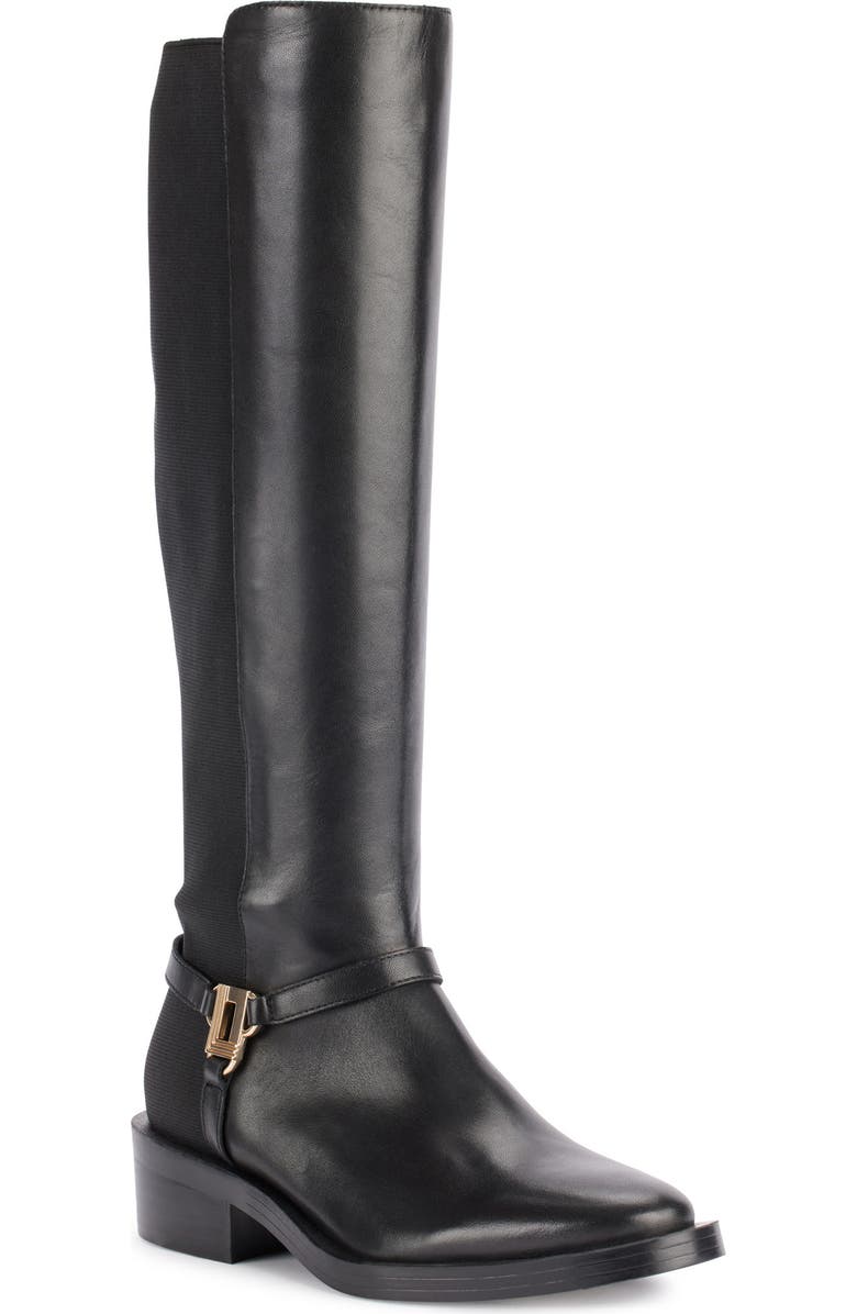 KARL LAGERFELD PARIS Verill Knee High Boot, Main, color, Black