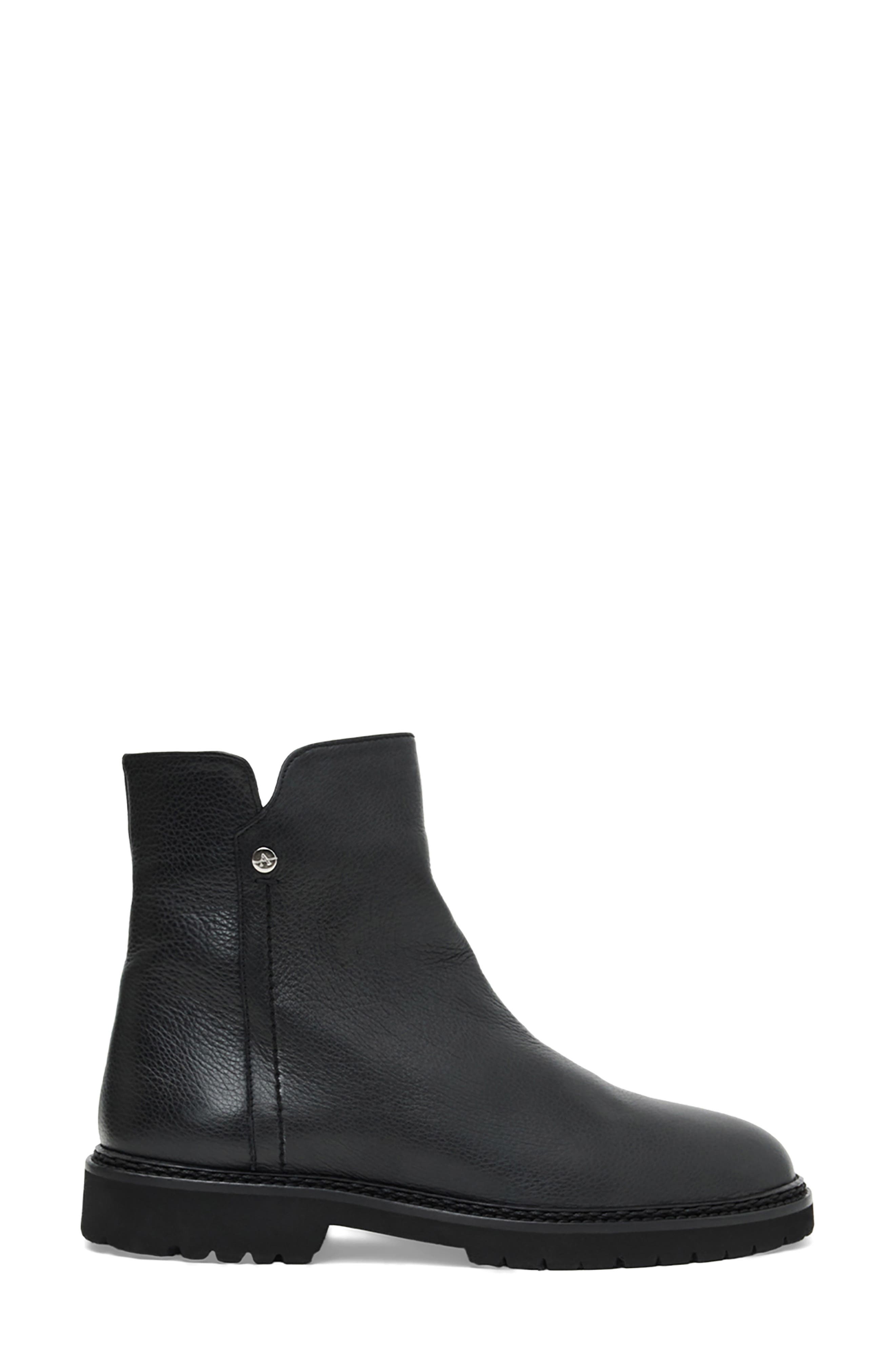 Misty Waterproof Bootie, Alternate, color, BLACK LEATHER