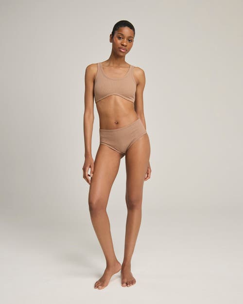 Nudea The Organic Cotton Midi Brief 2 Pack In Brown