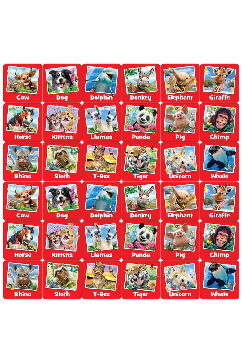 Selfies Matching Game, Alternate, color, Multicolor
