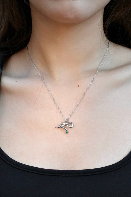 Seree Year Of The Snake Ii Limited Edition Pendant Necklace In Silver