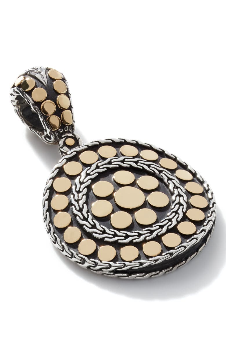 John Hardy 'Dot' Round Pendant, Alternate, color,
