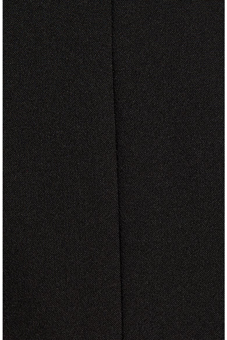 x Atlantic-Pacific Ruffle Front Blazer (Nordstrom Exclusive), Alternate, color, BLACK