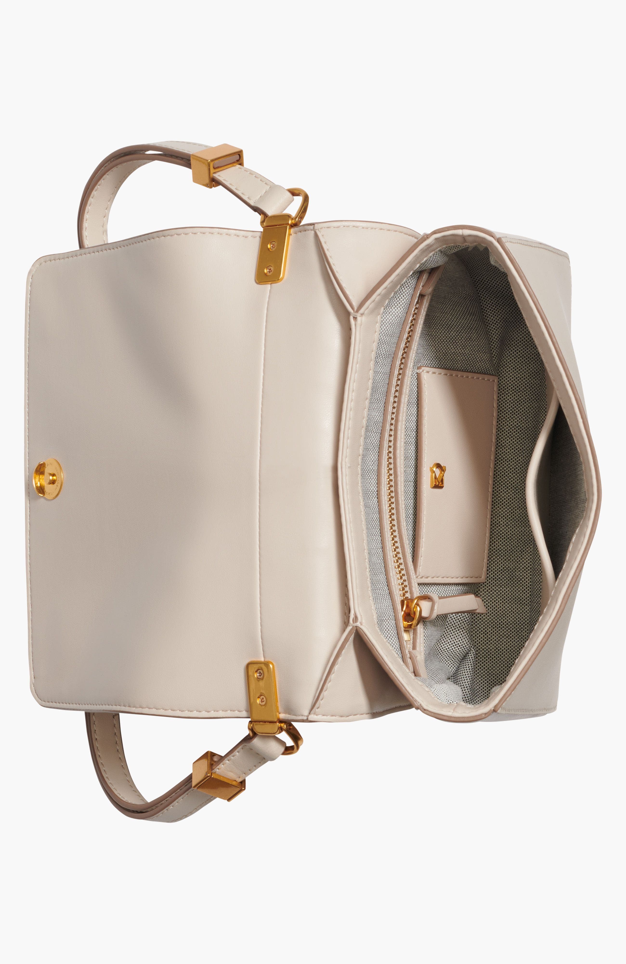 Donna Karan New York Jericho Woven Floral Shoulder, Alternate, color, Sand