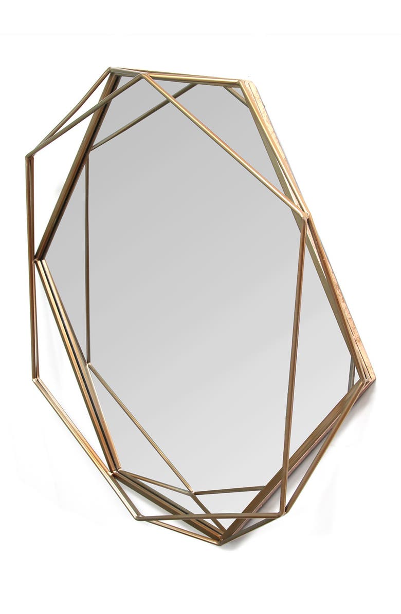 PARKLAND COLLECTION Gold Chloe Wall Mirror, Alternate, color,
