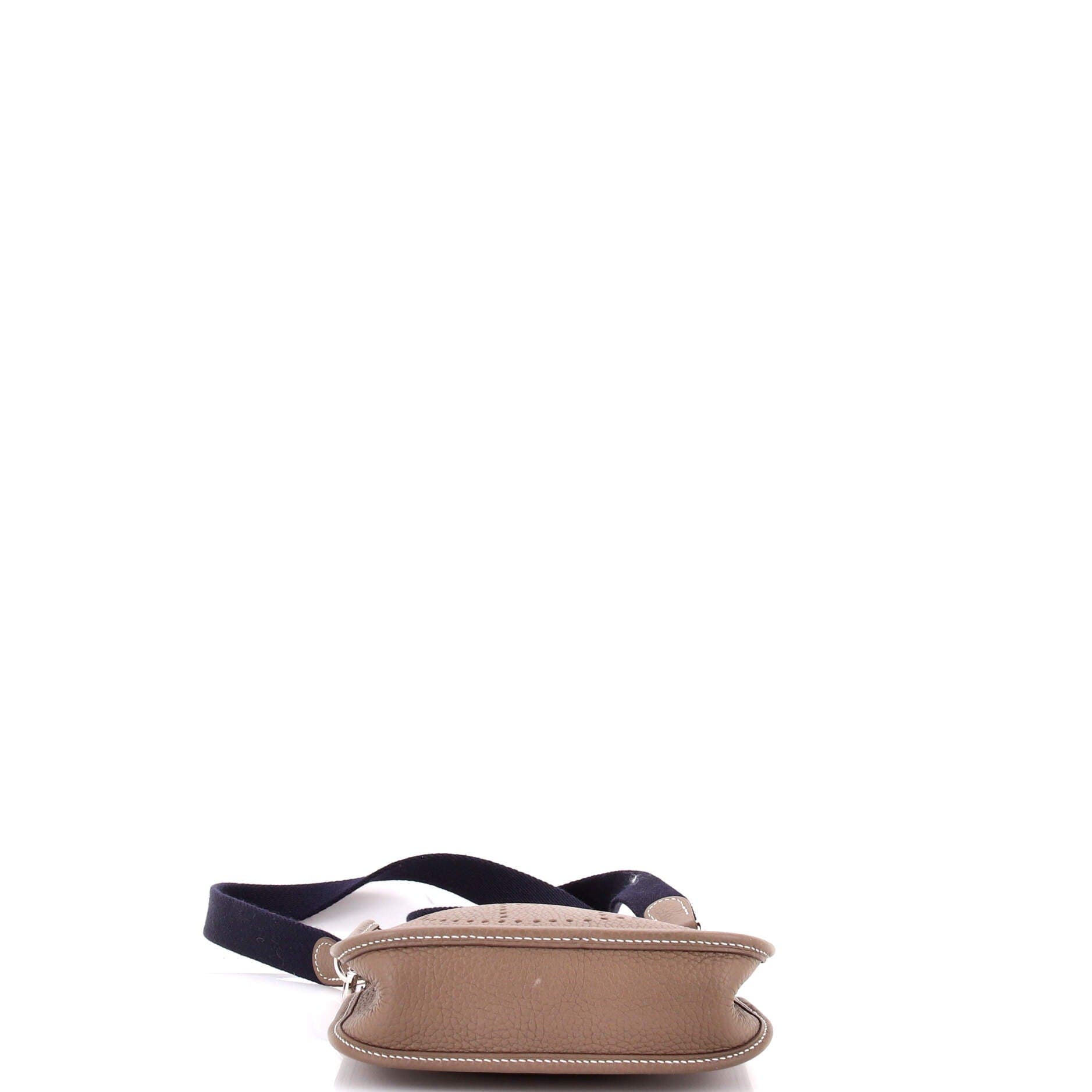 Pre-Owned Hermes Evelyne Bag Gen III Clemence TPM, Alternate, color, Etoupe