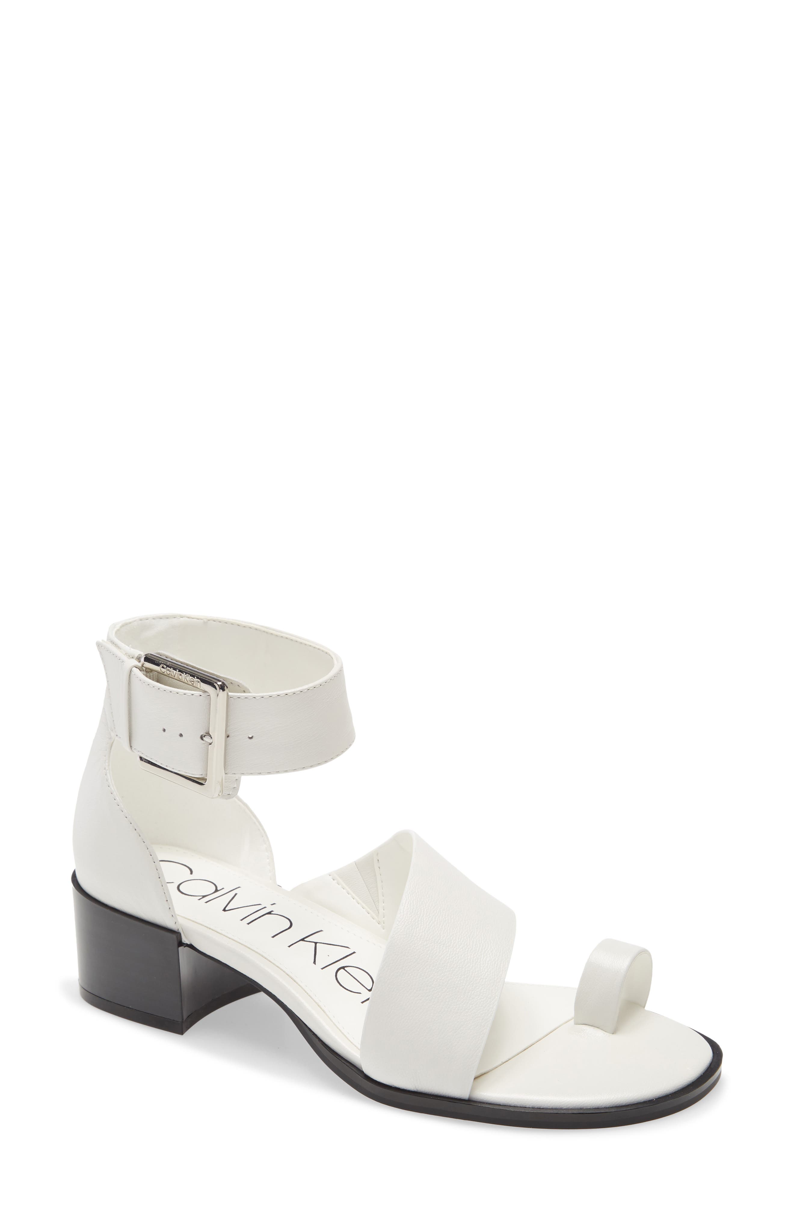 Pepa Sandal, Main, color, WHITE LEATHER